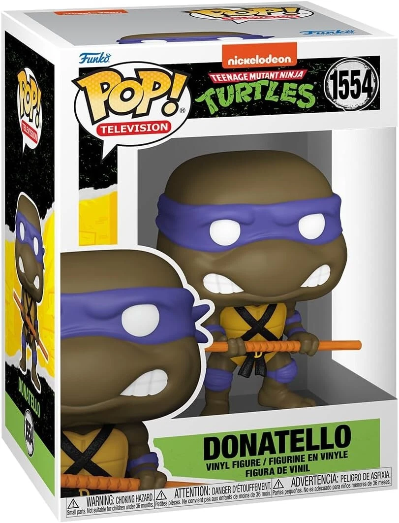 Funko Pop Teenage Mutant Ninja Turtles TMNT Classic Donatello w/ Protector