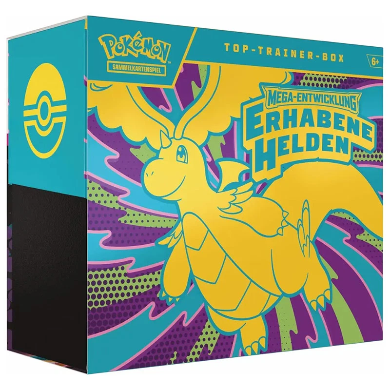 Pokemon Top Trainer Box Mega Evolutions Sublime Heroes